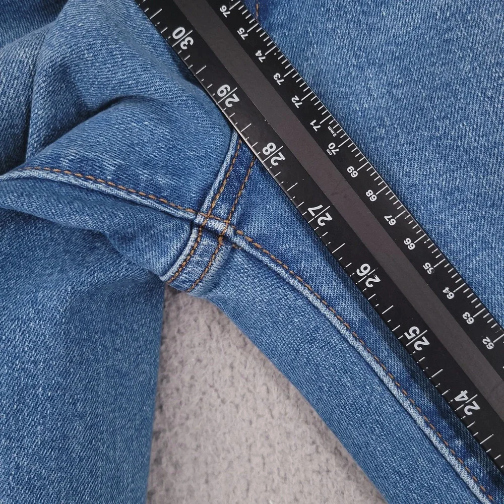 LEVIS Jeans Size 31 Wedgie Straight High Rise Button Fly Stretch Denim